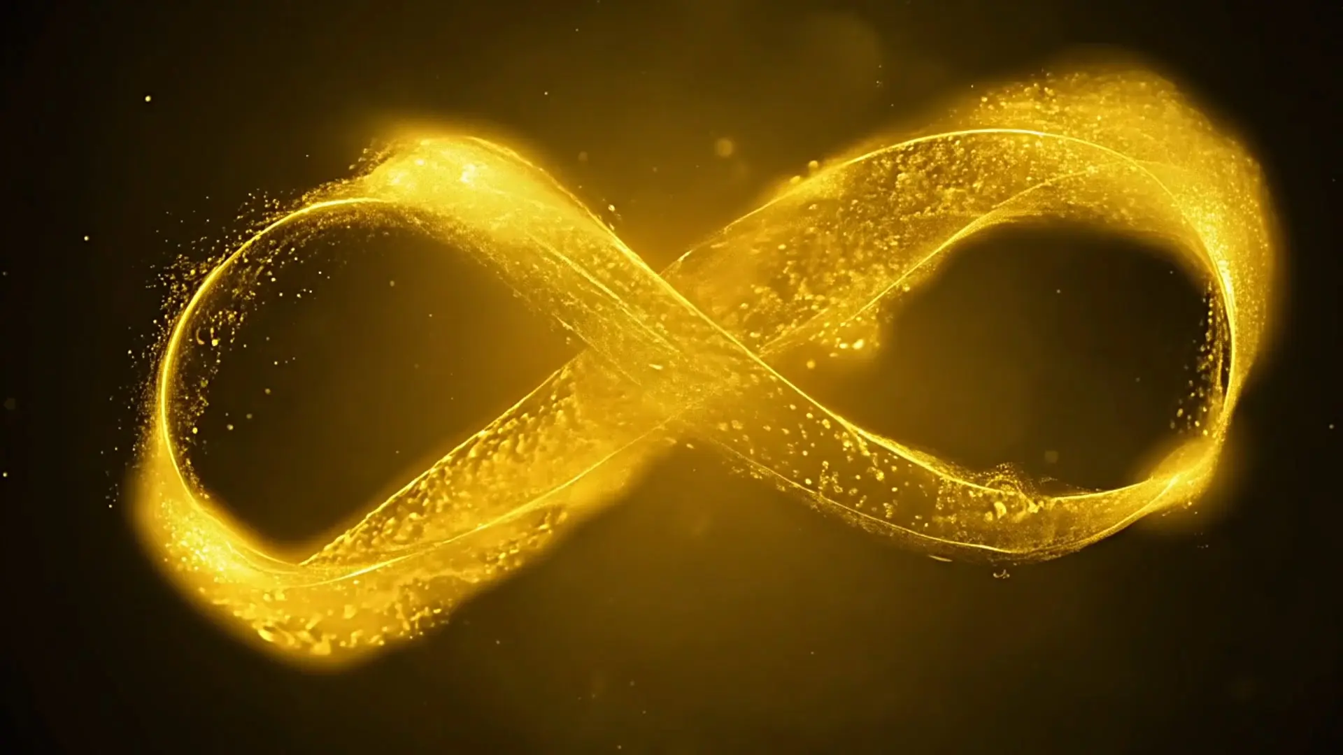 Infinity Symbol Particle Element for High-End Branding